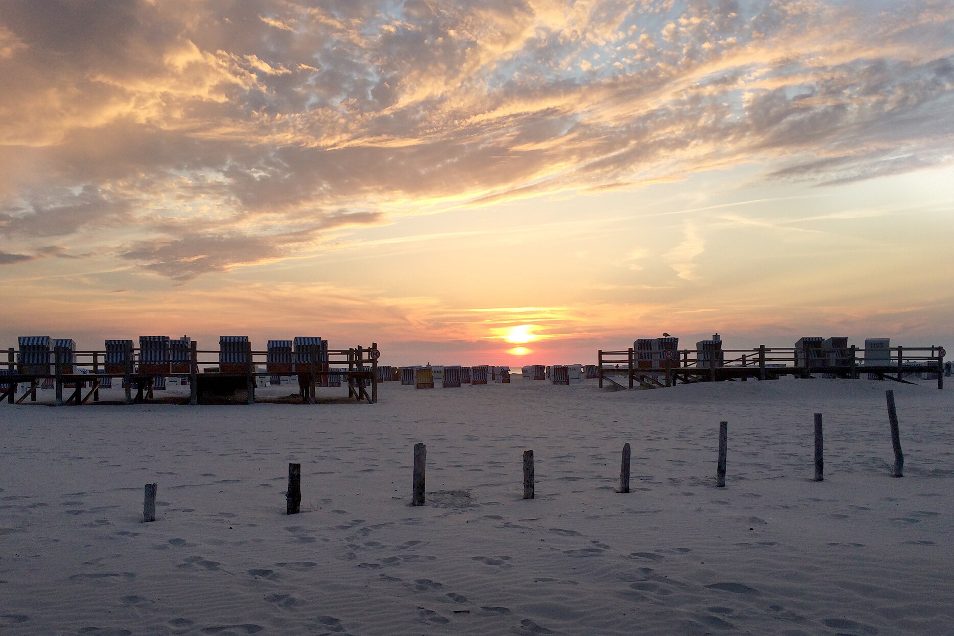 Kubatzki Retreat &ndash;&nbsp;St. Peter Ording Strand am Abend